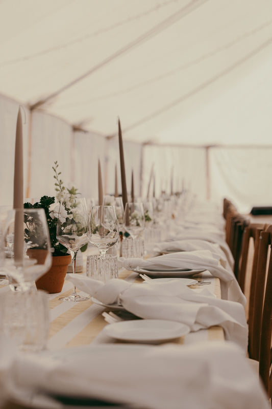 Wedding Dinner Table Set Up