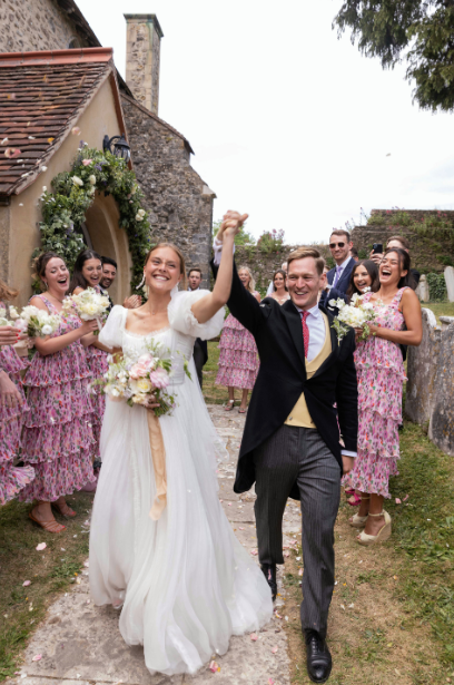 Couple in Wedding Attire