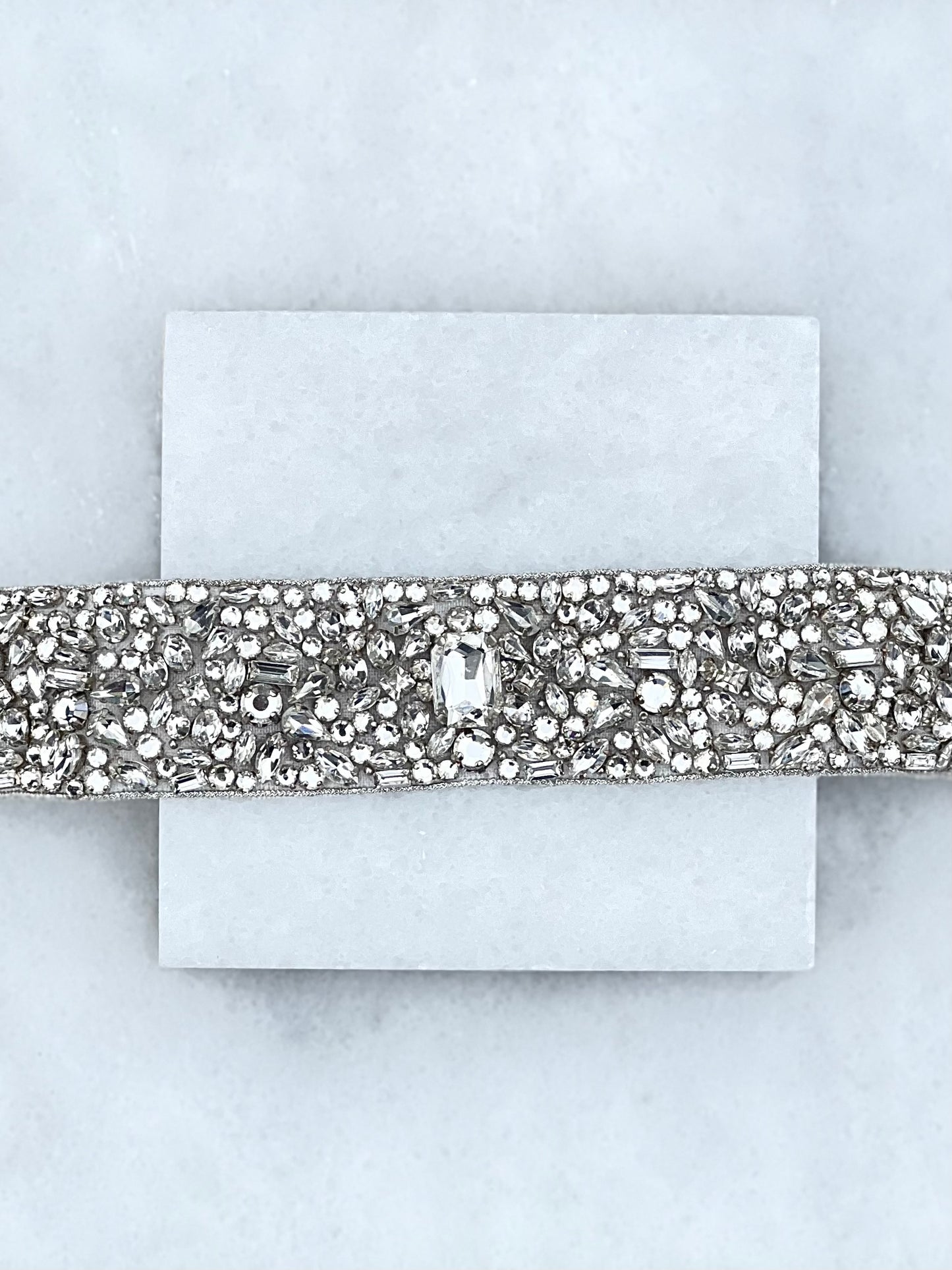 Aurora Crystal Cluster Belt Bridal Accessory