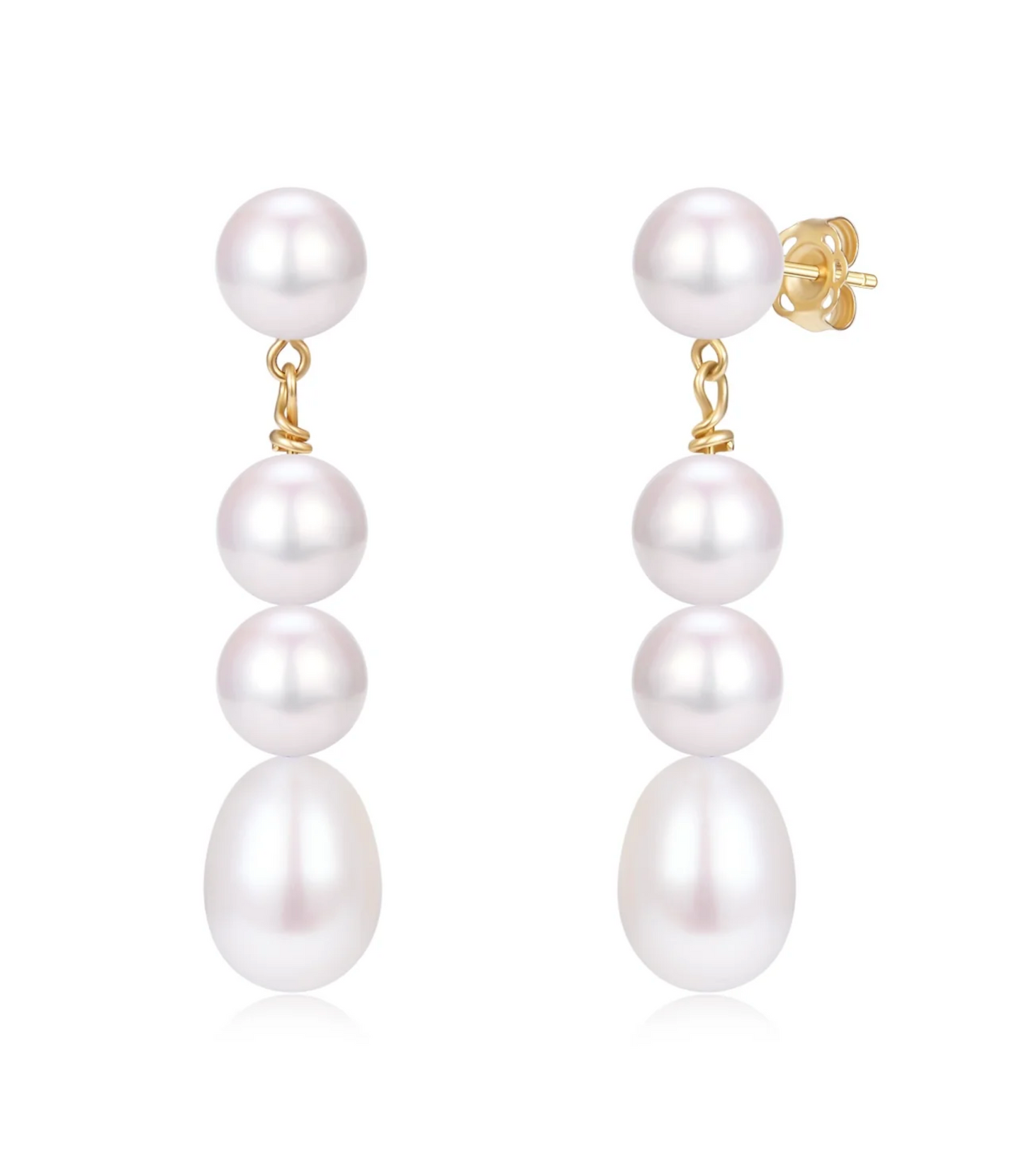 Angelique Linear Pearl Drop Bridal Accessory