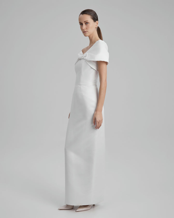 Gigi dress & shoulder bow