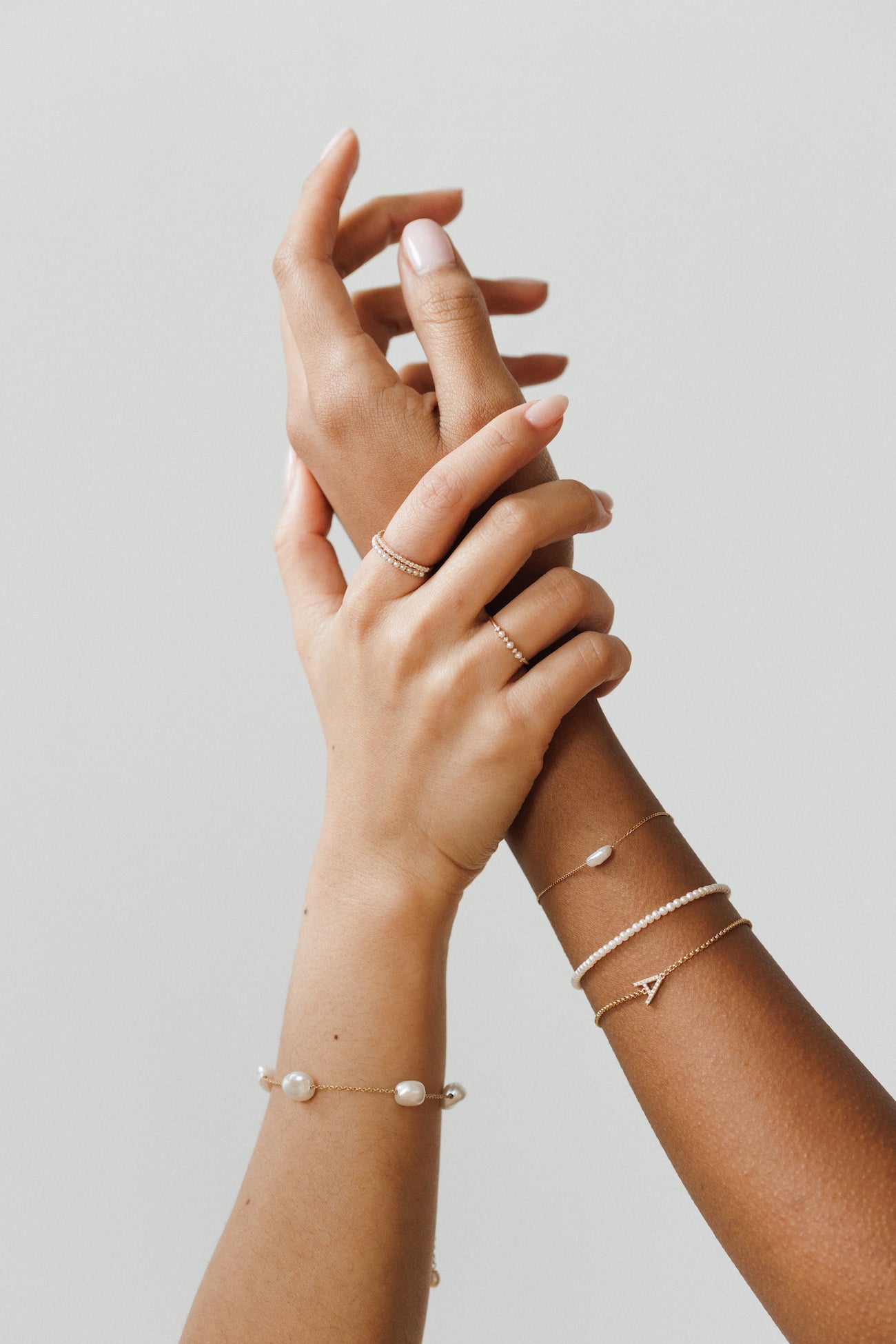 Eleni Baroque Pearl Bracelet Silver