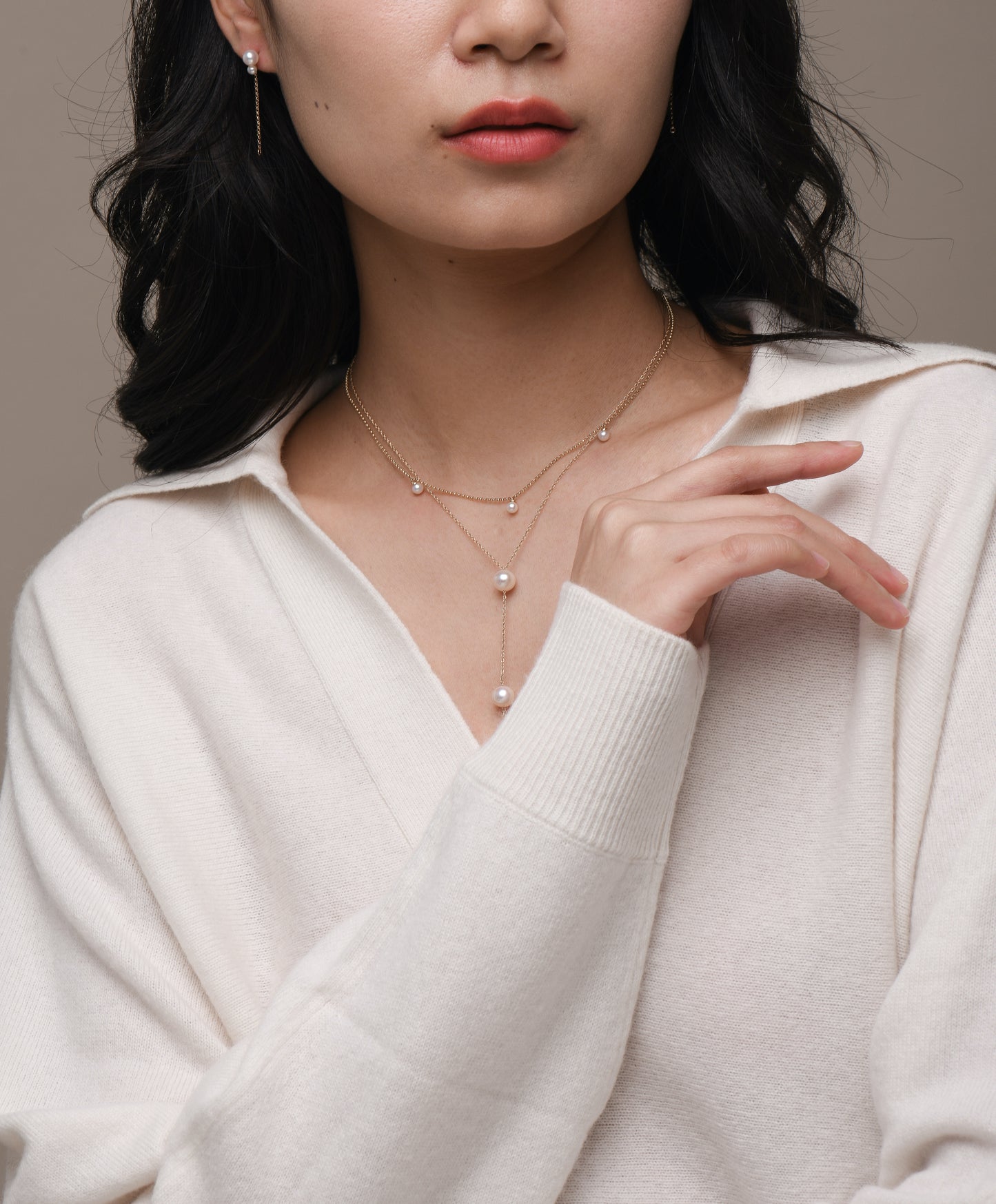 Matilda Mini Pearl Necklace
