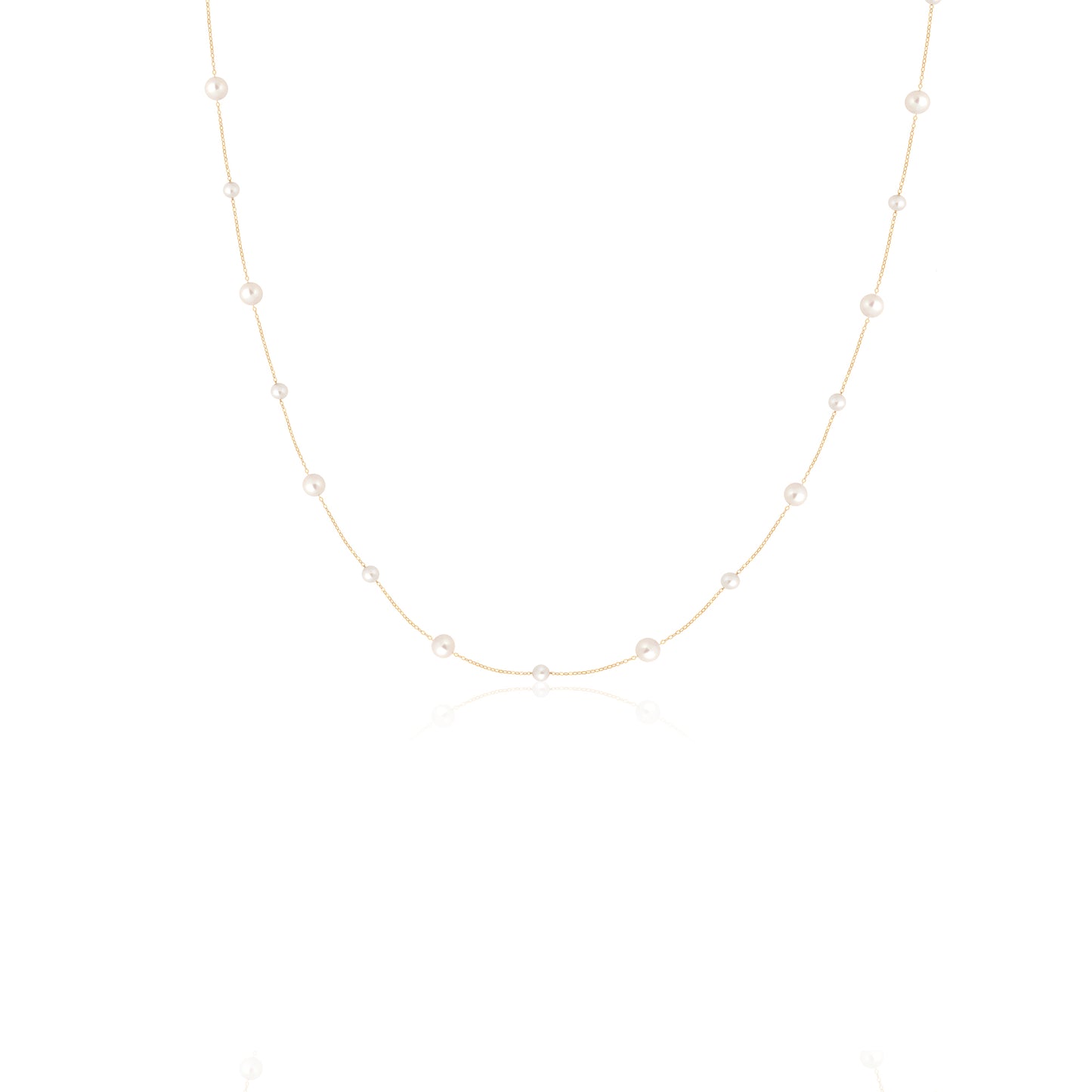 Kelly Floating Pearl Necklace