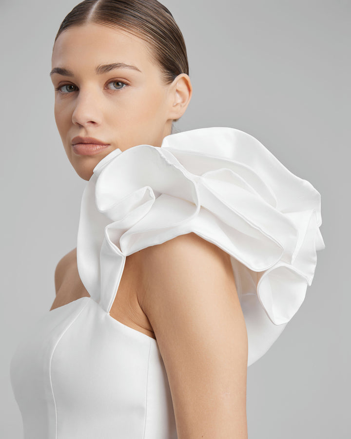 Gigi dress with frill