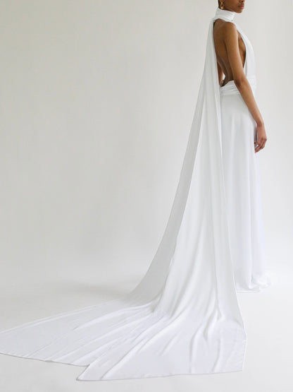 Turn heads in this stunning Danielle Halter Neck Dress