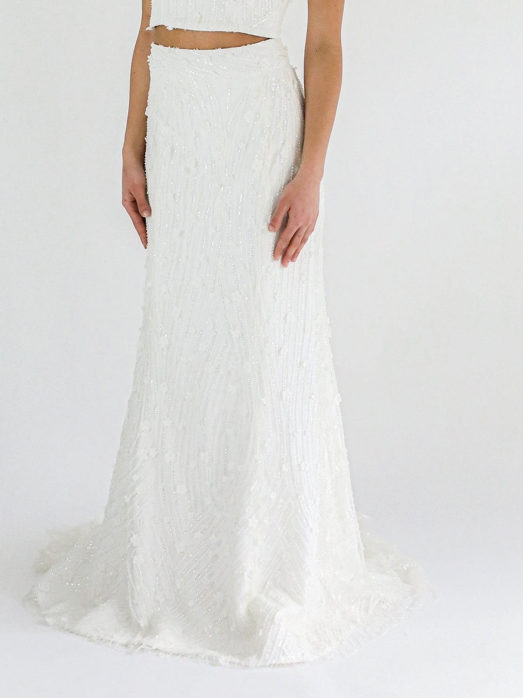 Elevate your bridal style with the Hello Bride Couture Embellished Long Skirt