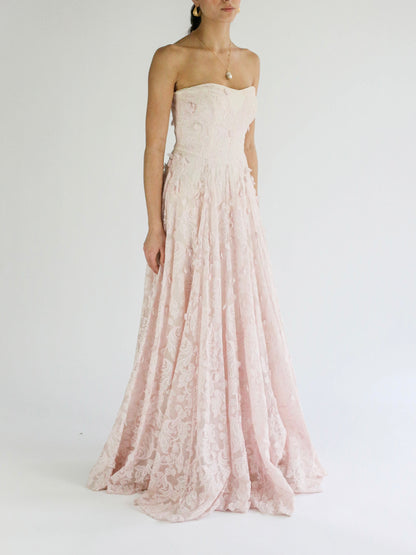 Amber A Line Wedding Dress 