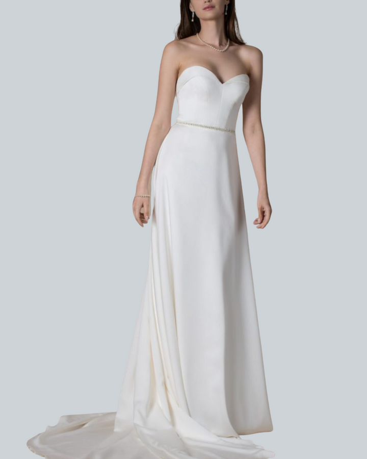 Bessie Column Wedding Dress