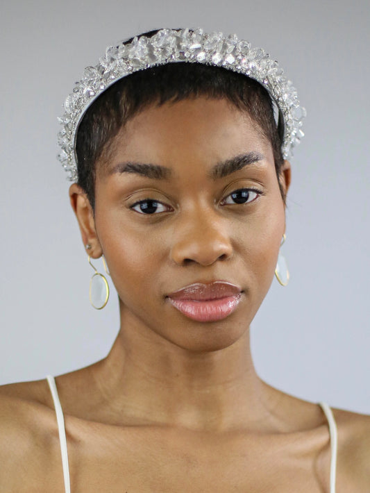 A close up of the  Emmy London's Crystal Headband