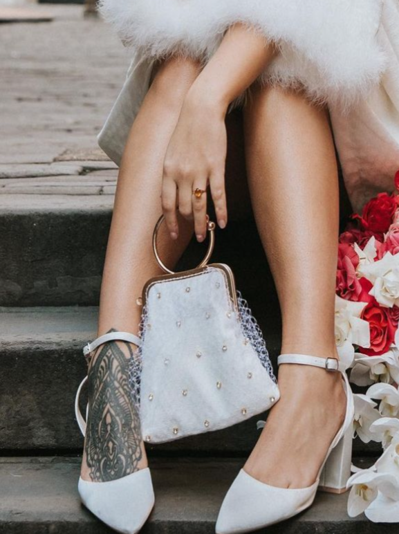 Bridal wristlet sale