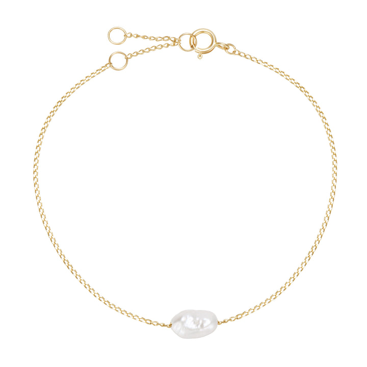 Chloe Single Baroque Pearl Bracelet