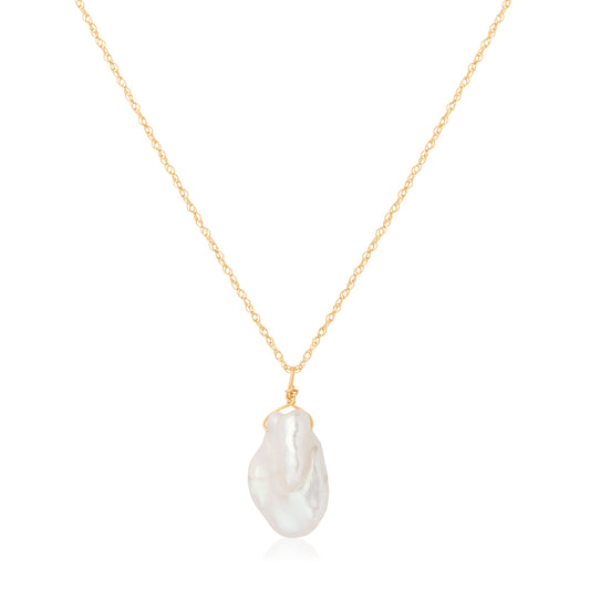 Sofia Single Baroque Pearl Necklace