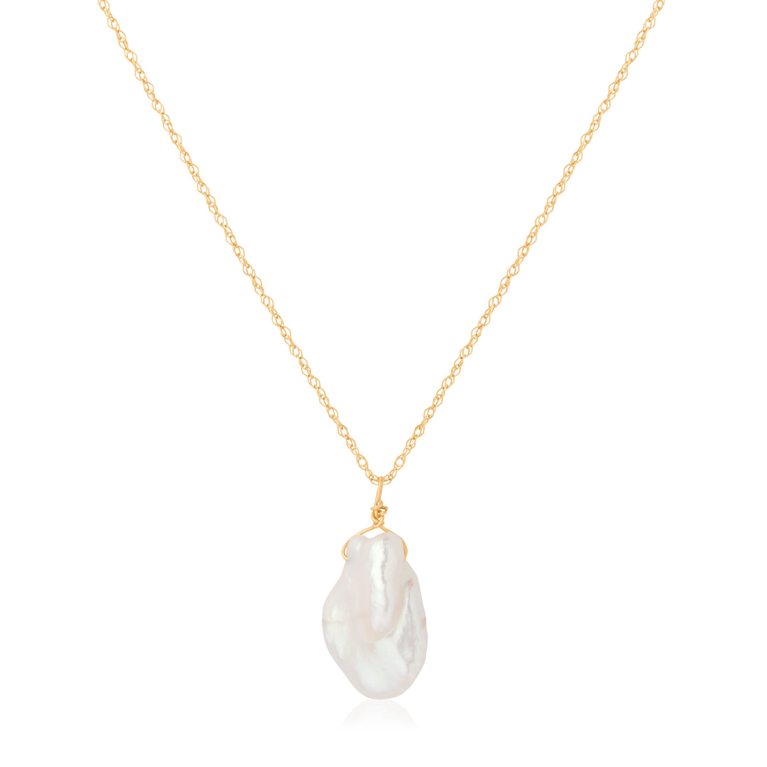 Sofia Single Baroque Pearl Necklace