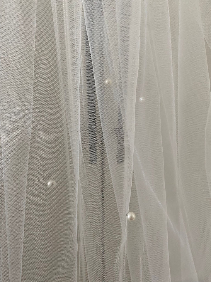 Cathedral Length Pearl Veil