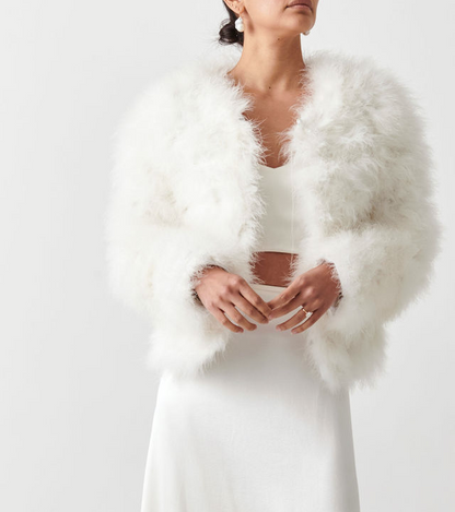 Feather jacket