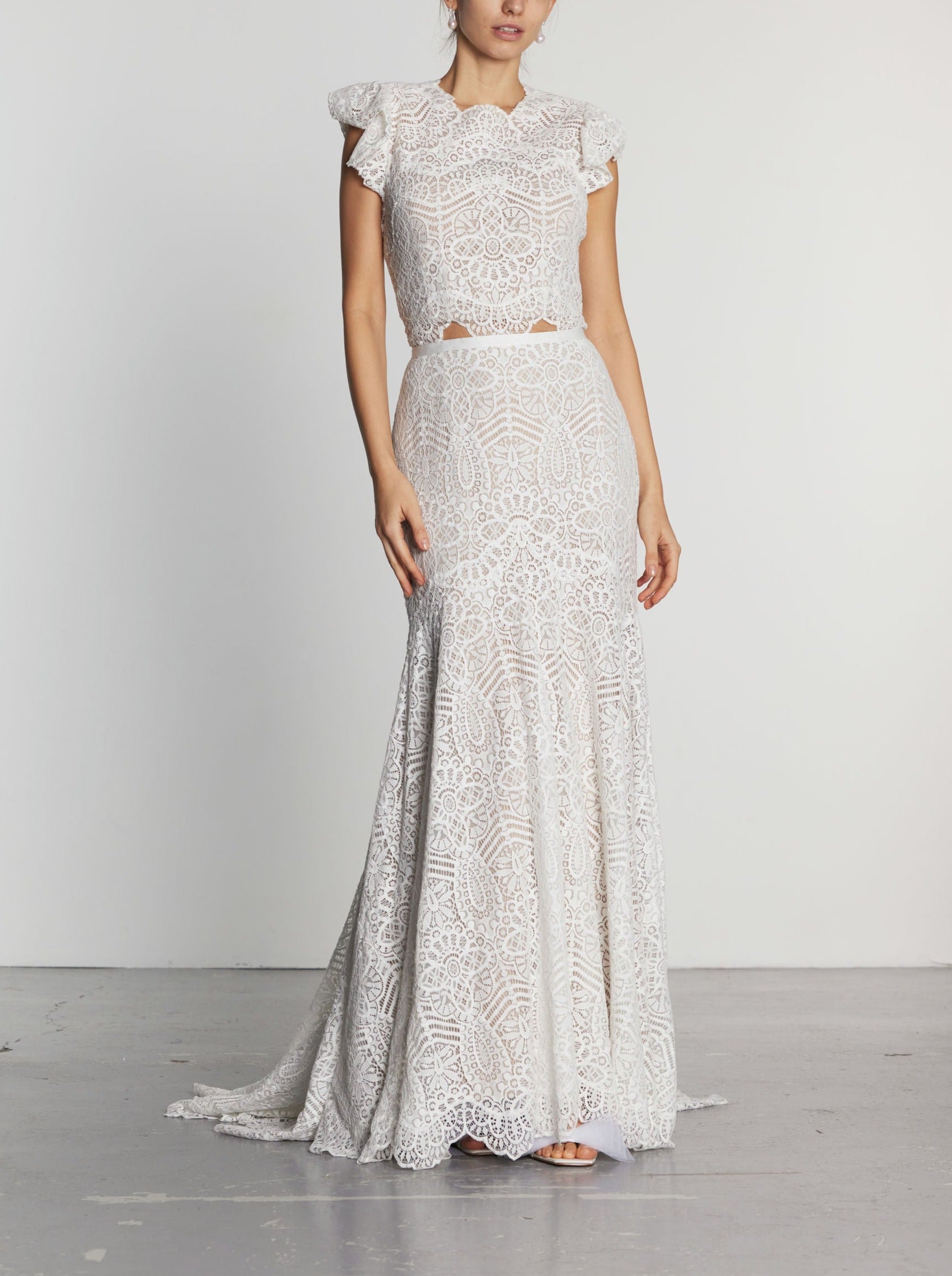 Cosette Boho Lace Wedding Dress