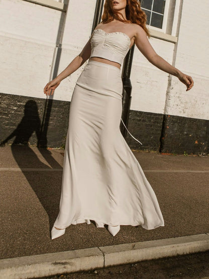 Here it is paired with the Calliope tube top, for that perfect modern look