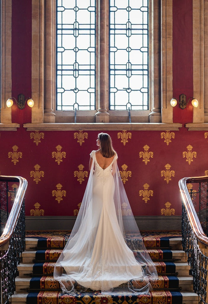 Back View of Anitra Mermaid Wedding Dress